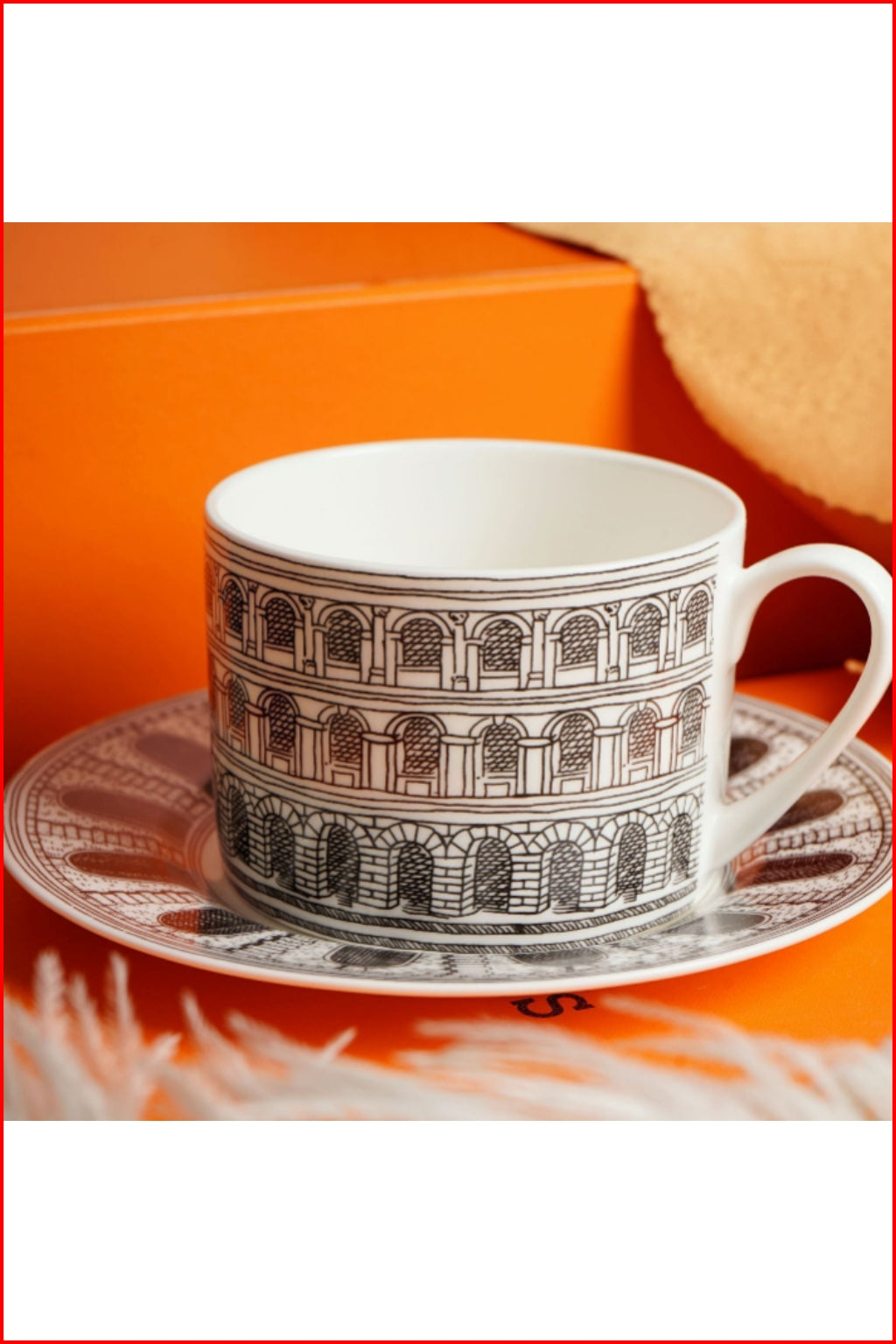 Viva La Roma Porcelain Tea Cup