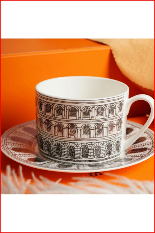 Viva La Roma Porcelain Tea Cup